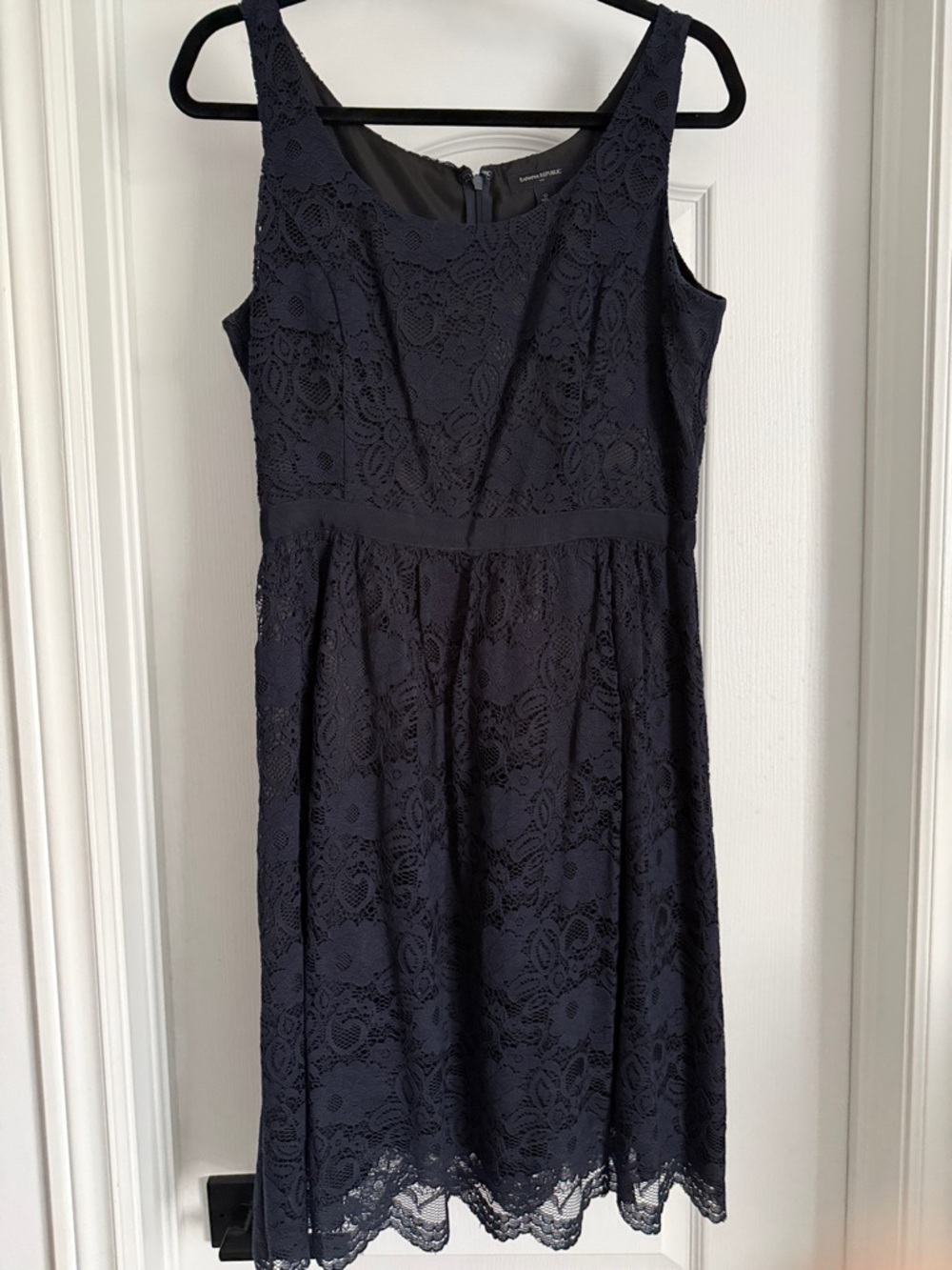 Banana Republic Navy Lace Dress